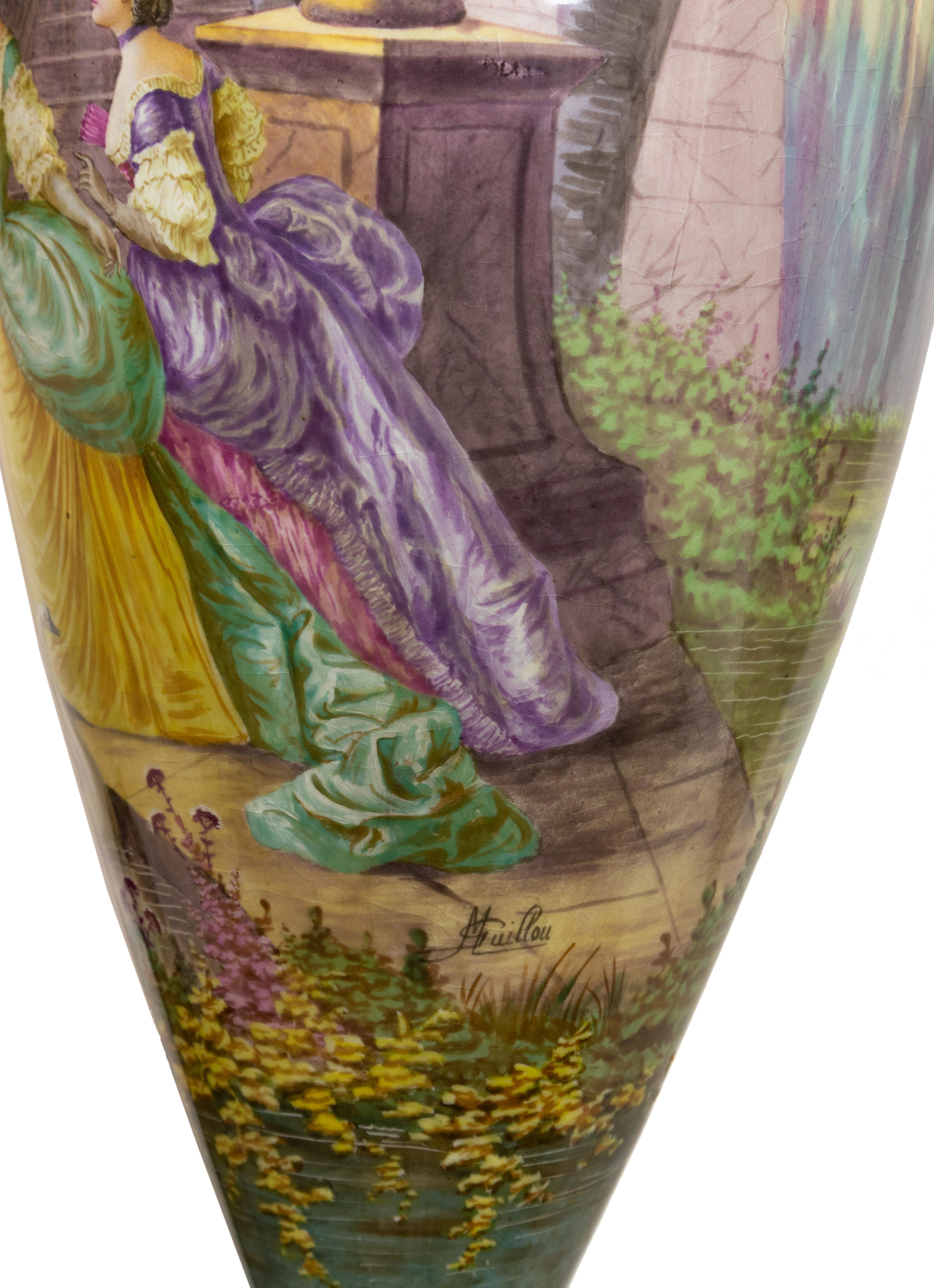 Grande vaso in porcellana con montatura in ormù di Manufature Nationale Sèvres, XIX secolo in vendita 6