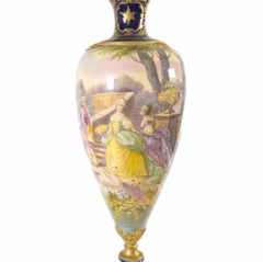 Large Ormolu Porcelain Vase By Manufature Nationale Sèvres, 19th Century