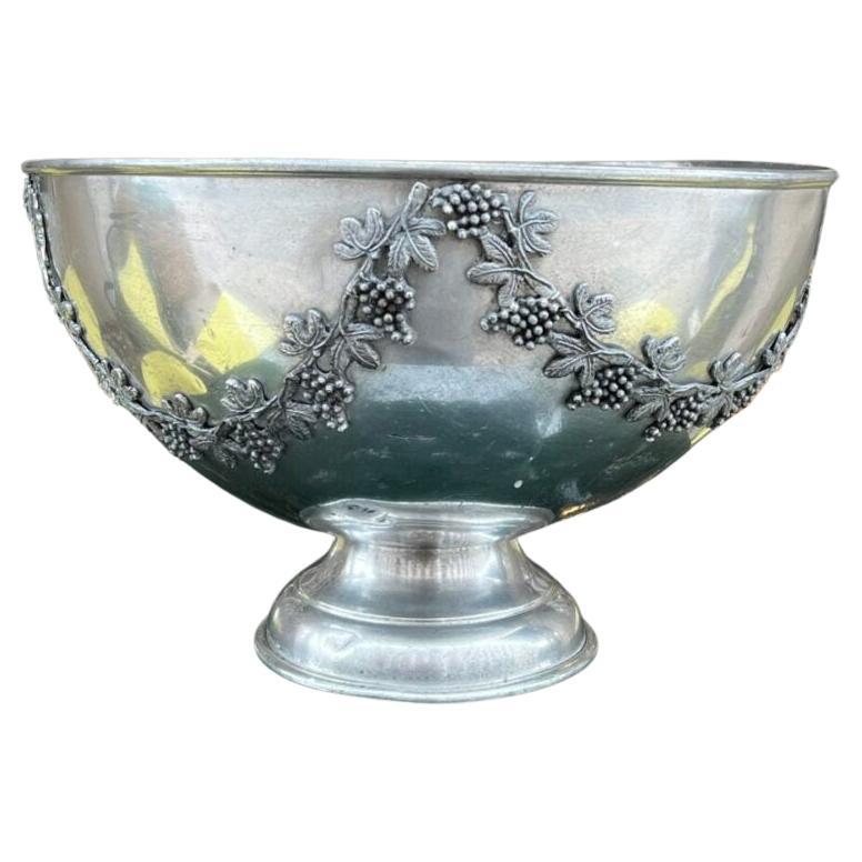 Large Ornamental Tin Champagne Cooler-5-6 bottles