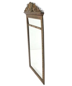 Large Ornate Bronze Mirror 50.5"H x 29.25"W circa 1940s