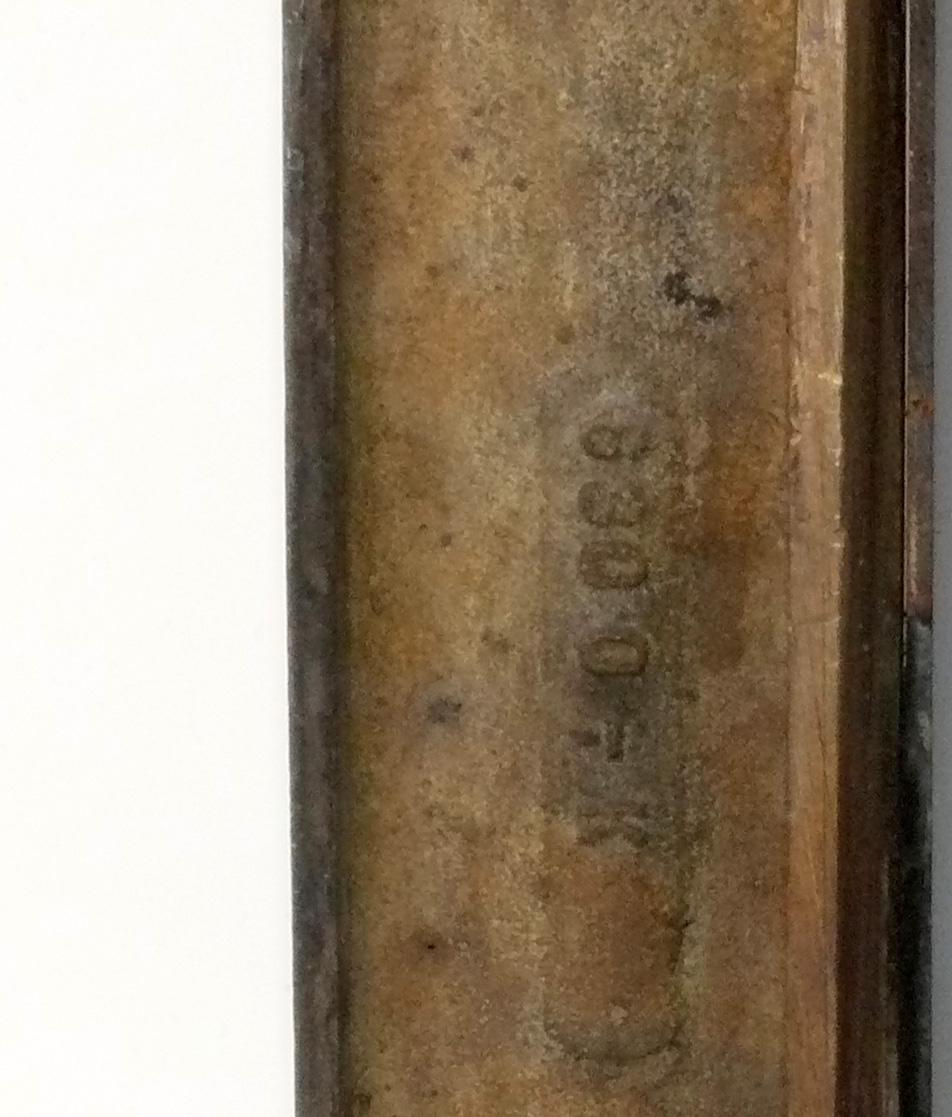 Großer verschnörkelter Bronzespiegel 50,5 