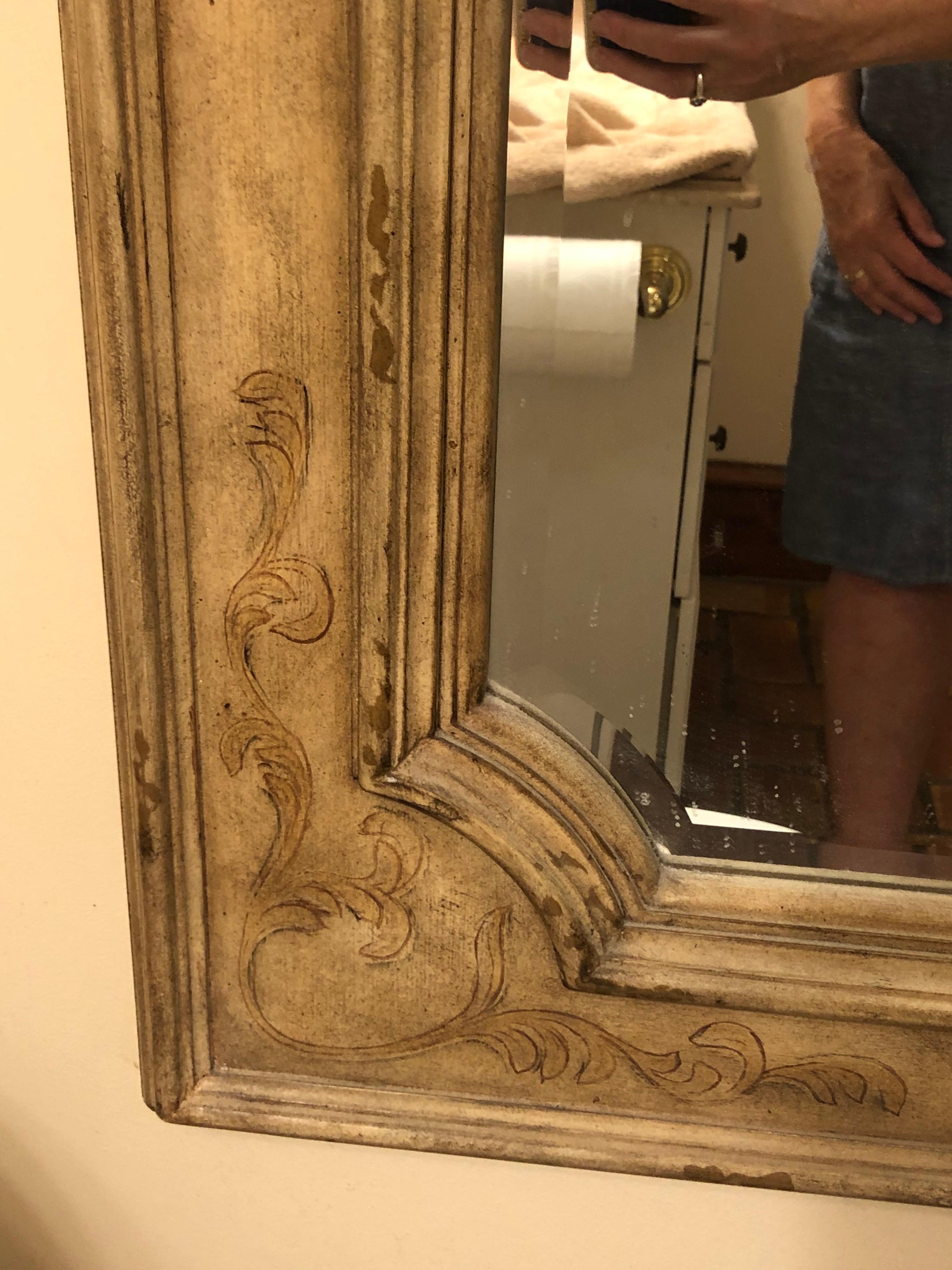 Large Ornate Oversized Mirror For Sale 6