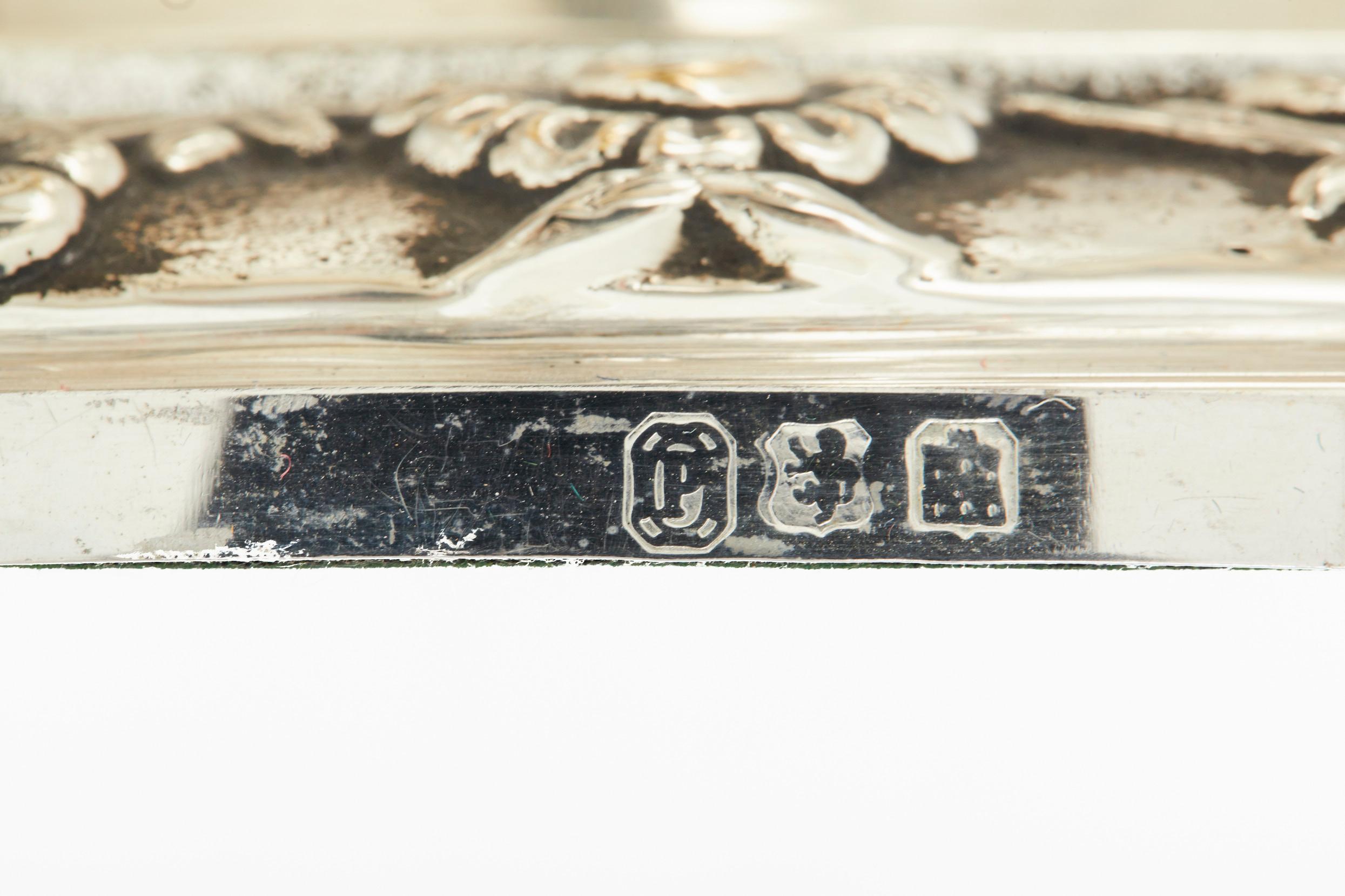 Large & Ornate Italian Silver Plate Centerpiece 2