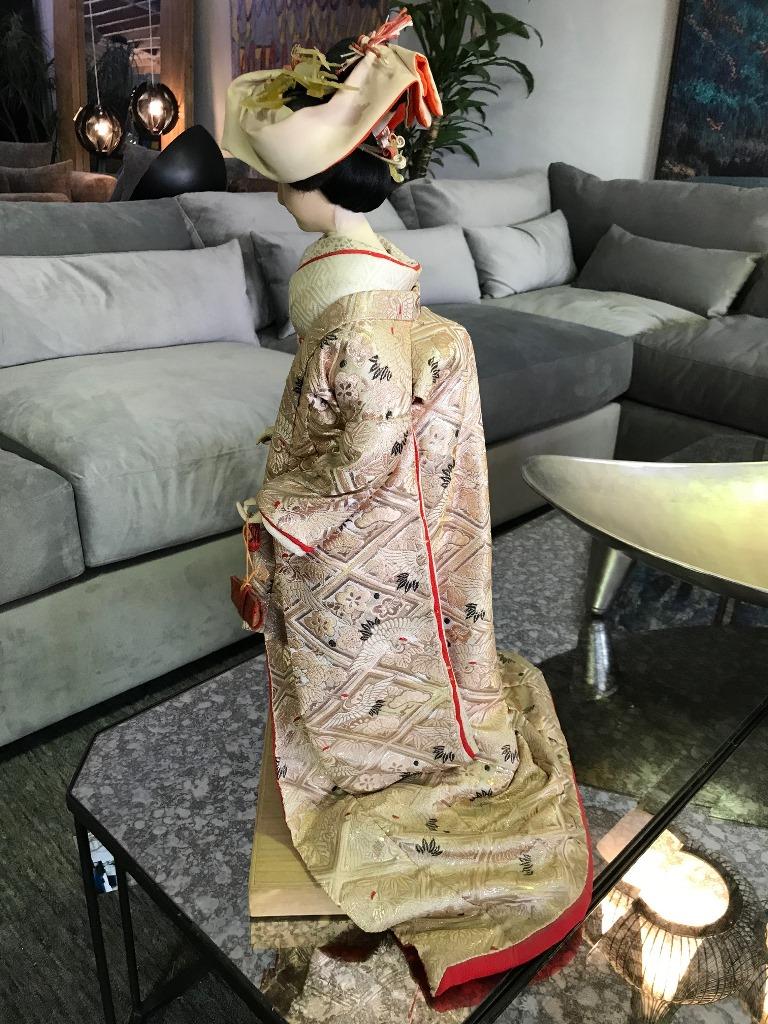 wooden geisha doll
