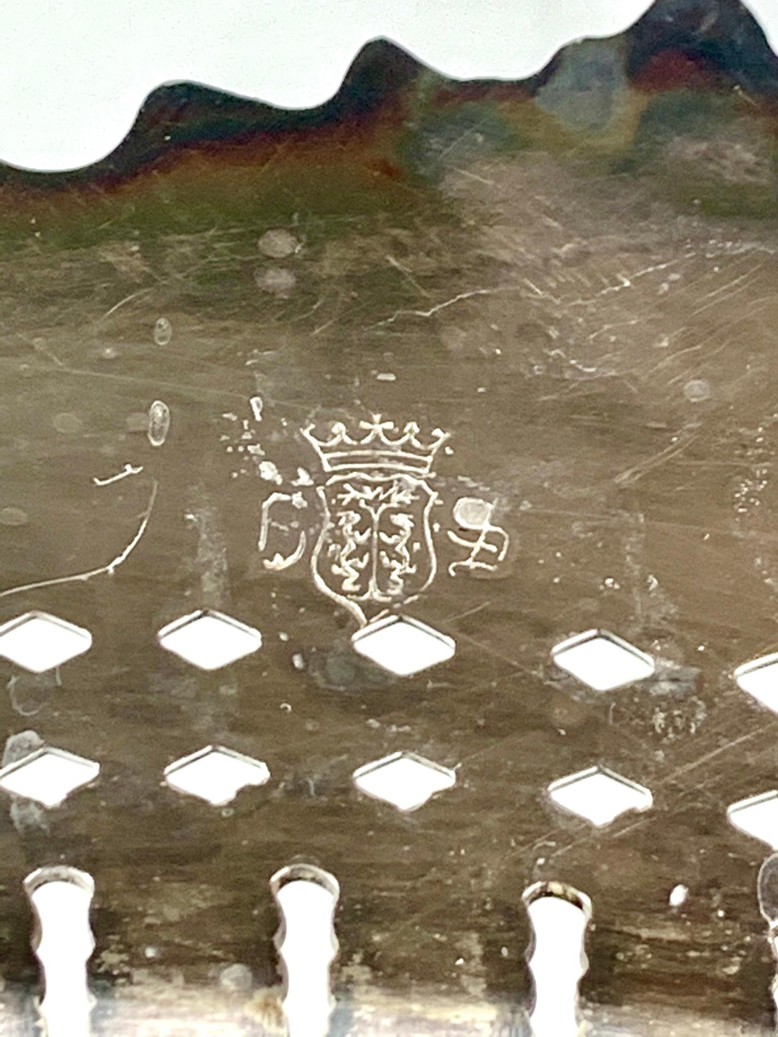 20th Century Large Ornate Silver Plate Two Tier Lazy Susan Centerpiece