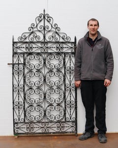Large Ornate Wrought Iron Garden Gate