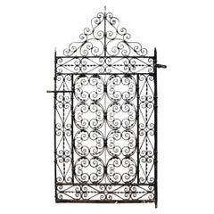 Large Ornate Wrought Iron Garden Gate