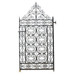 Large Ornate Wrought Iron Garden Gate