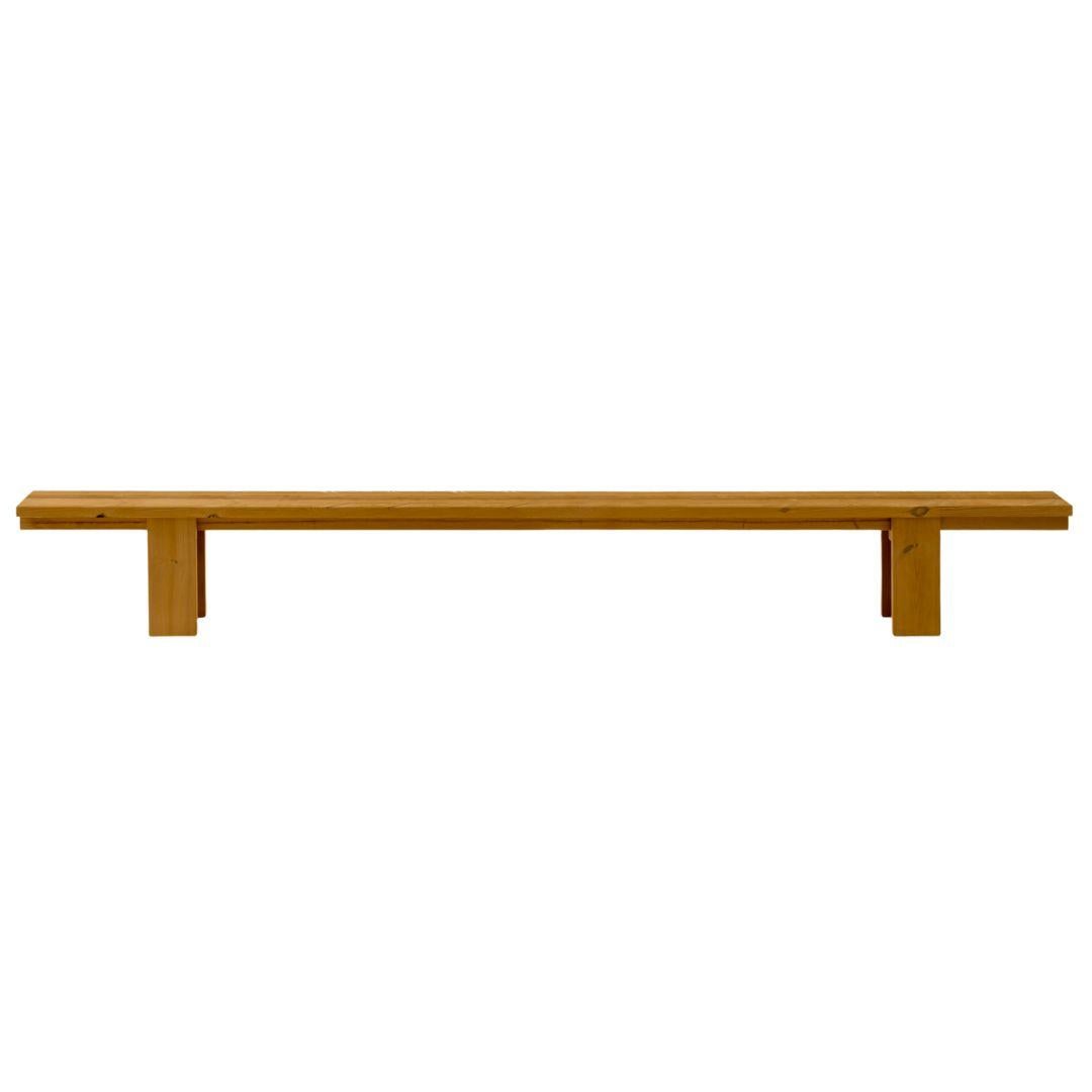 Large 'Osa' Outdoor Bench in Solid Finnish Pine for Vaarnii For Sale 2