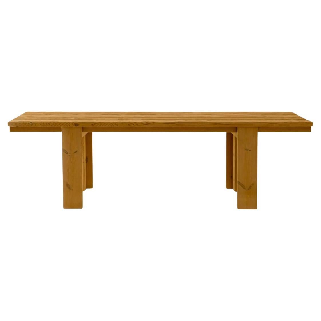 Large 'Osa' Outdoor Dining Table in Solid Finnish Pine for Vaarnii For Sale 10