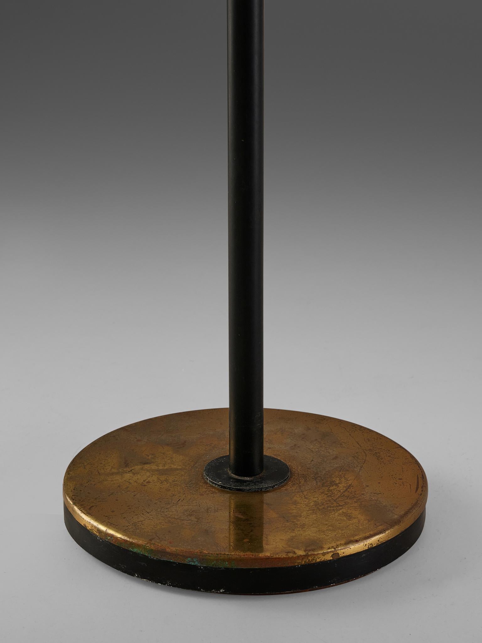 Late 20th Century Large Oscar Torlasco for Lumi Floor Lamp in Brass
