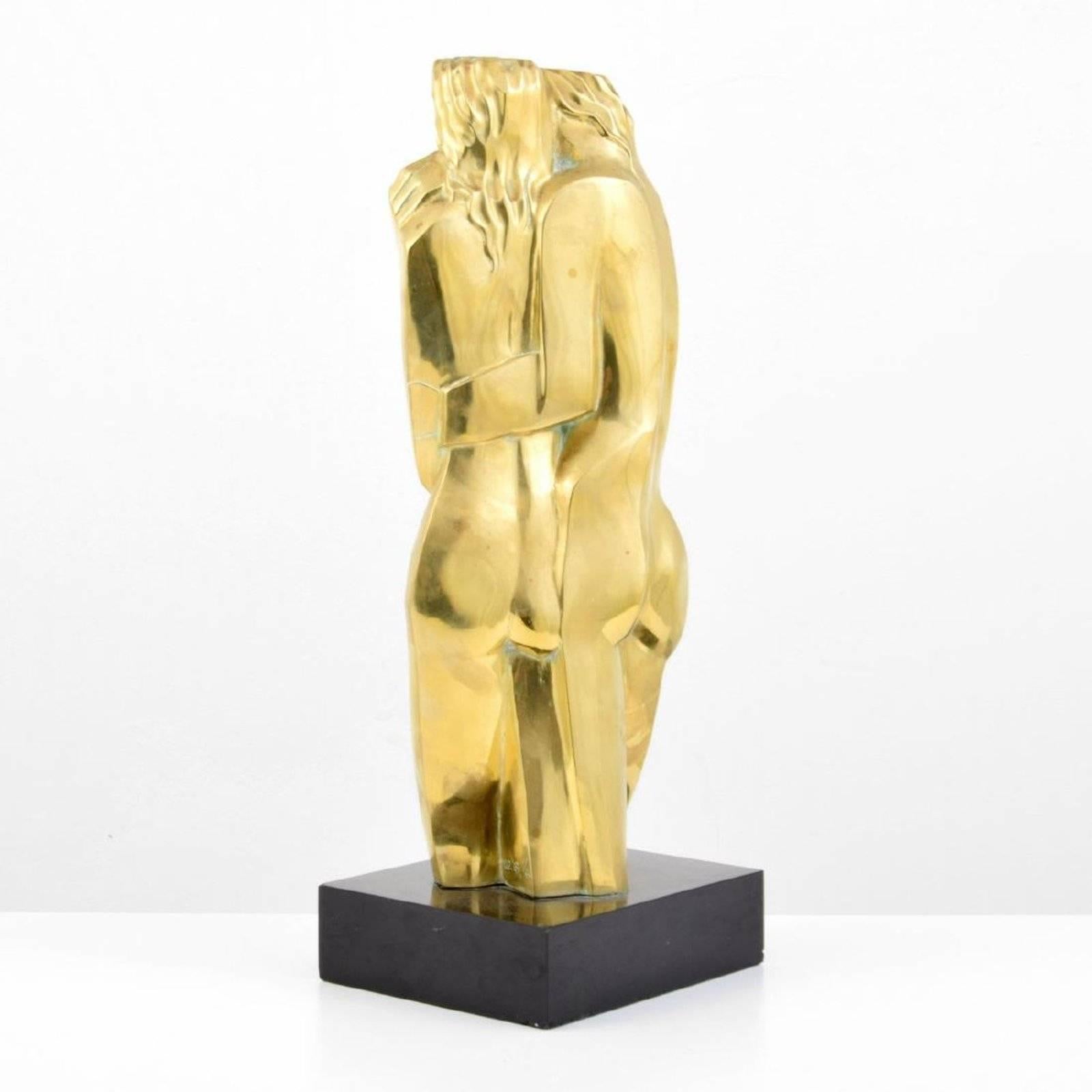 Brass Large Ossip Zadkine Figural Sculpture For Sale