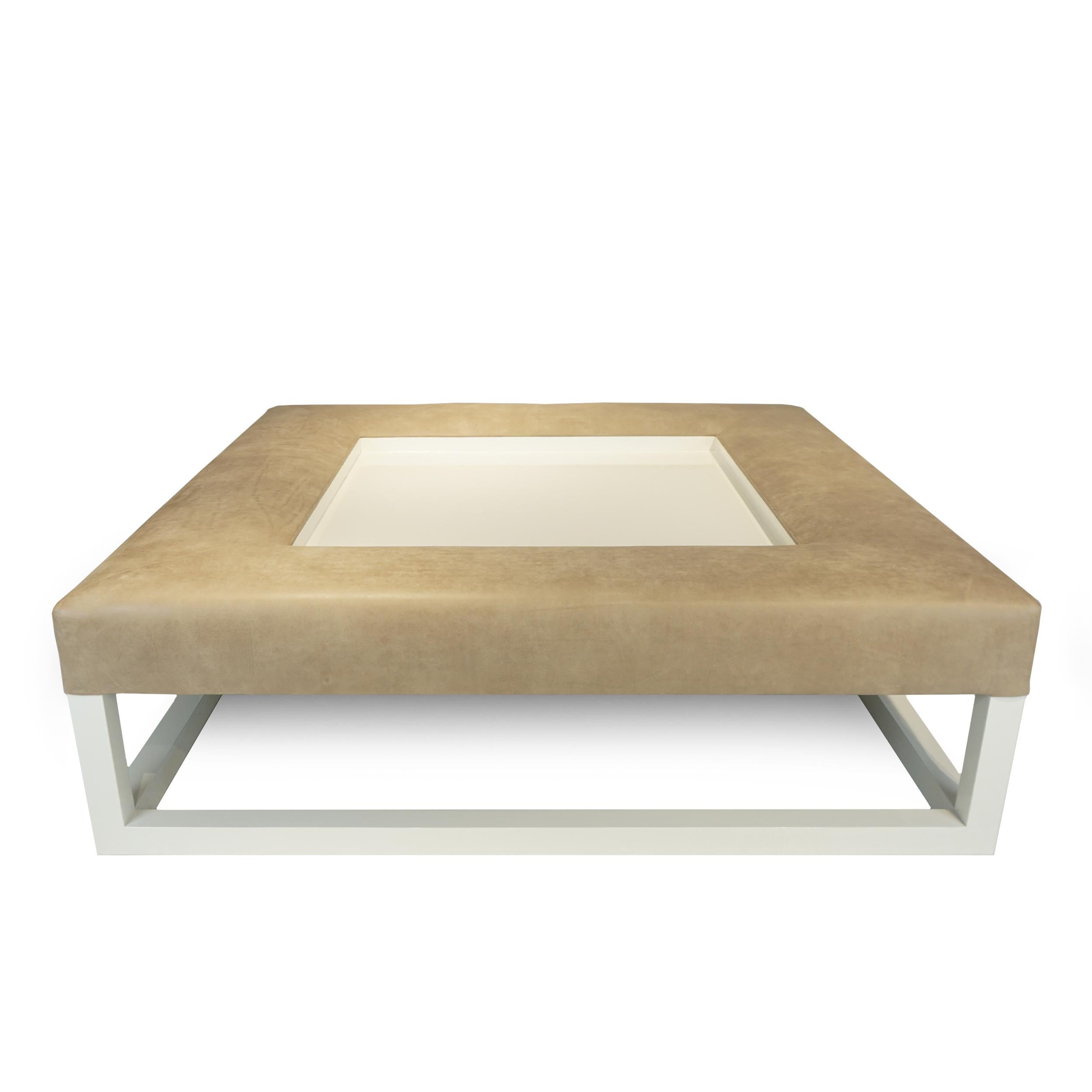 modern ottoman coffee table