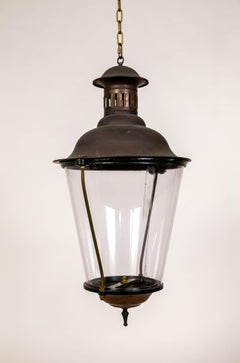 Large Outdoor Cylindrical Copper Lantern