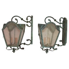 Large outdoor sconces