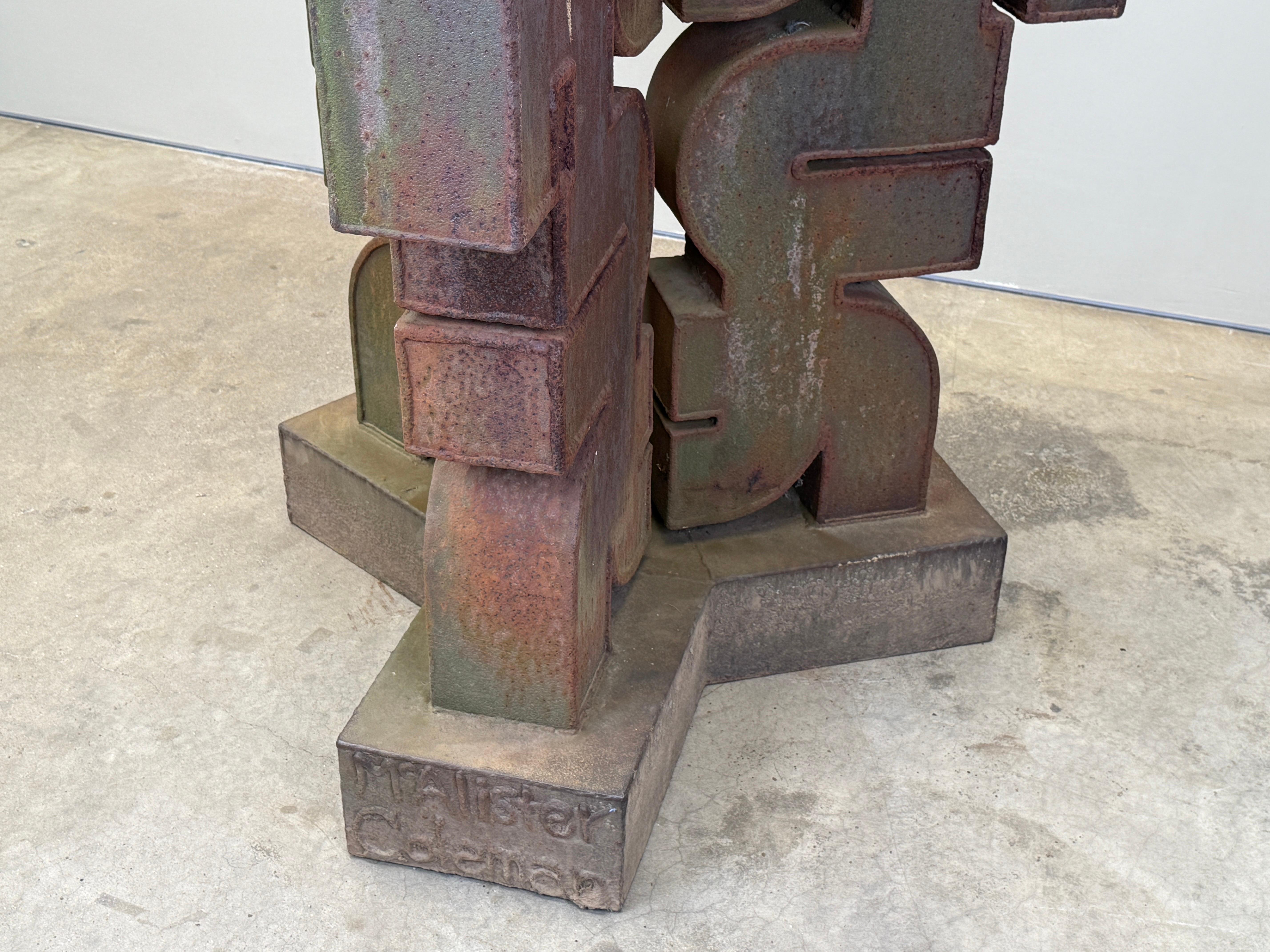 Grande scultura da esterno di McAlister Coleman 'Totem IV Complements', 1972 in vendita 9