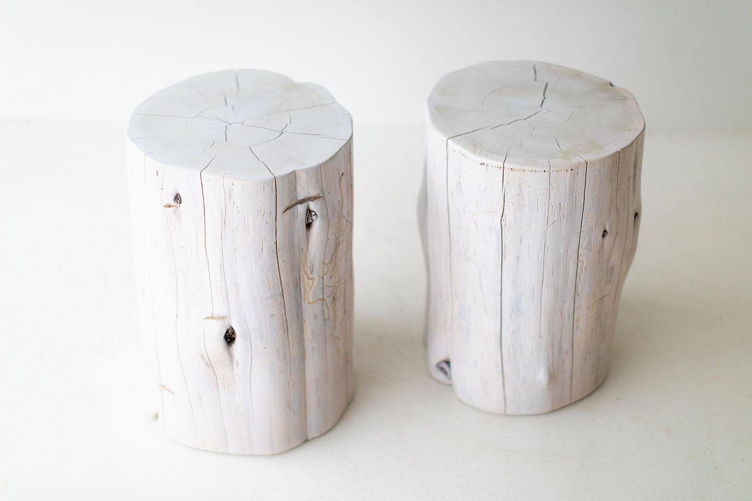 tree stump table outdoor