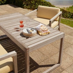 Large Outdoor 'Virkelyst' Dining Table in Teak for Skagerak