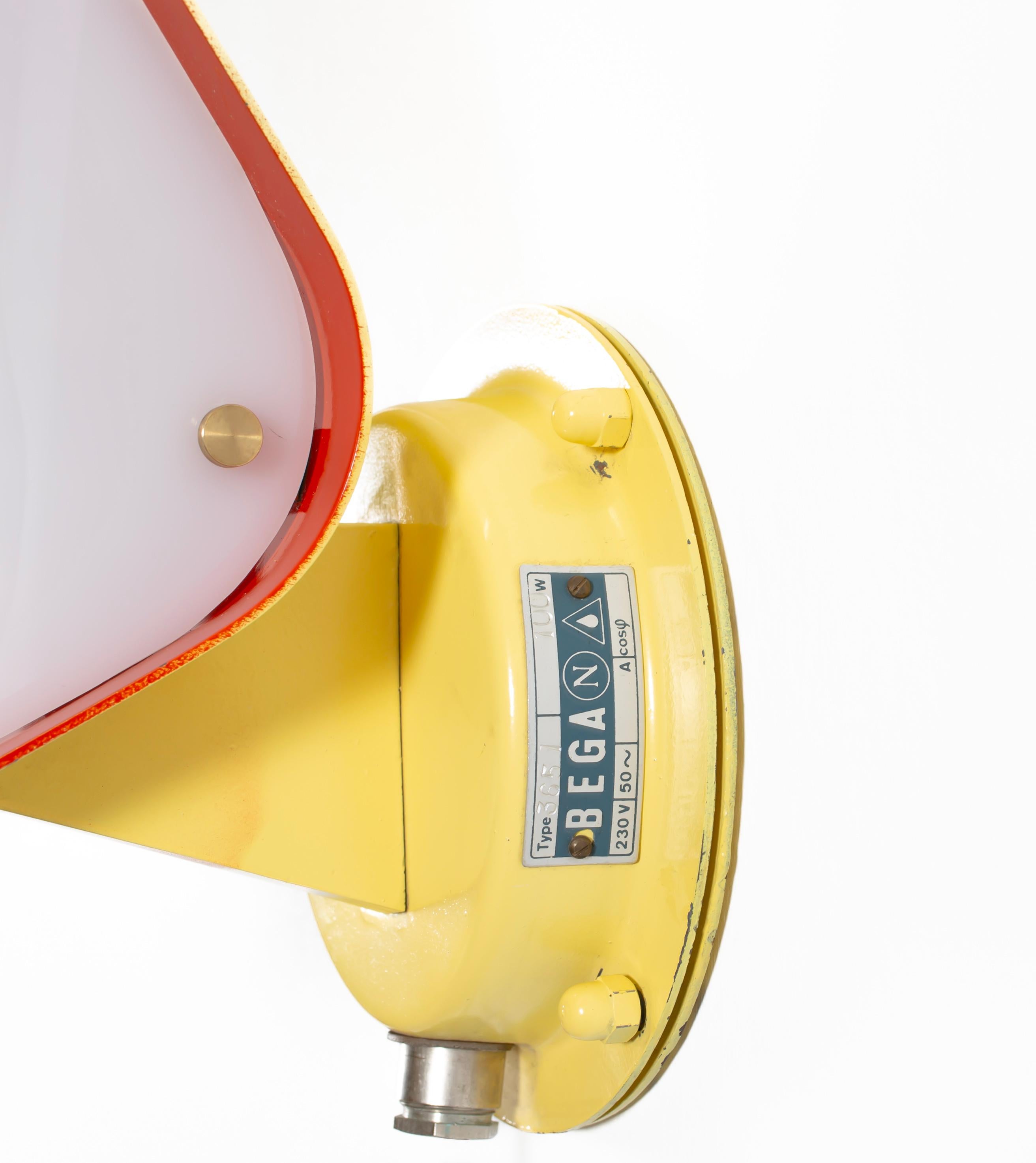 Norwegian Large Outdoor Wall Light by Heinrich Gantenbrink, Germany, 1960s For Sale