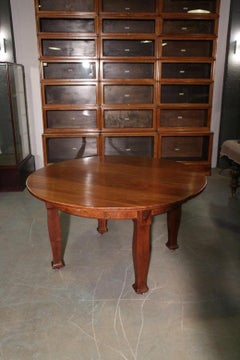 Large Oval Arts and Craft Period Oval Dining Table