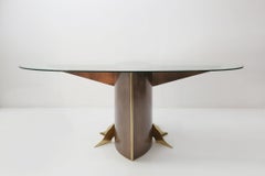 Large Oval Dining Table by Belgo Chrom