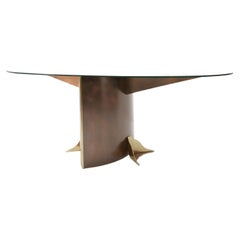 Large Oval Dining Table by Belgo Chrom