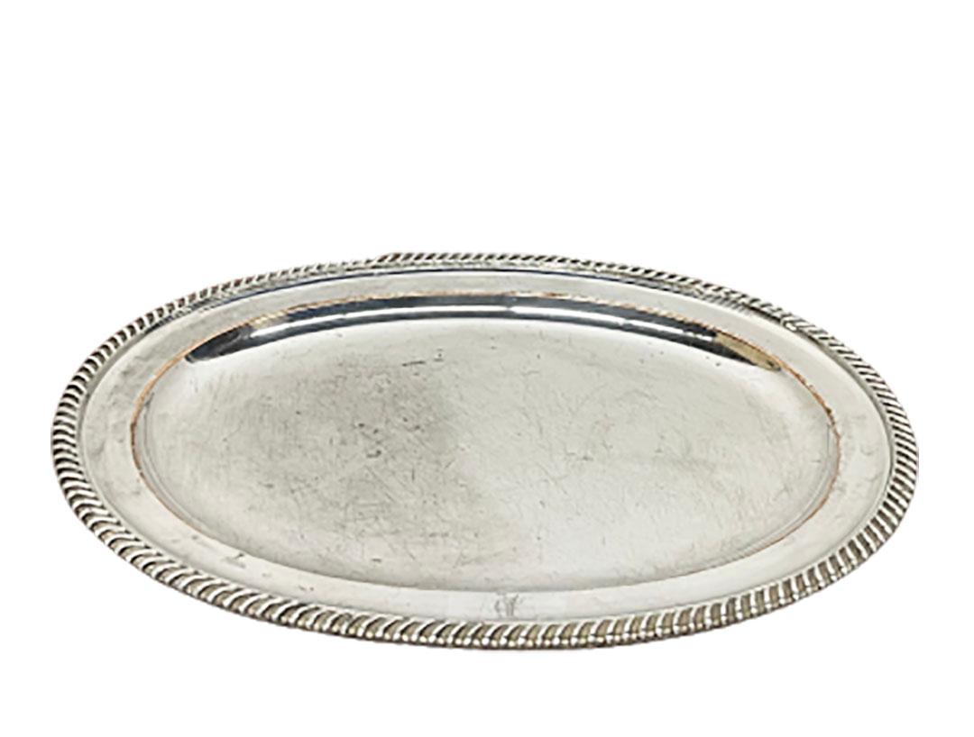 20th Century Large Oval Domed Dish or Food Cover, Silver Plated For Sale