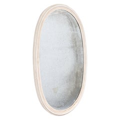 Large Oval Early 19th C. French Mercury Mirror