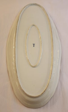 Large Oval Fish Platter by Meissen