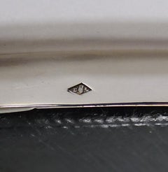 Gran marco ovalado francés de plata para fotografía de Emile Langlois, c.1910