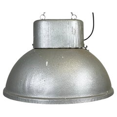 Grande lampada a sospensione ovale industriale polacca di Predom Mesko, anni '70