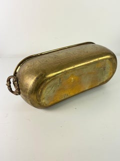 Large oval Italian brass Planter, 1950s