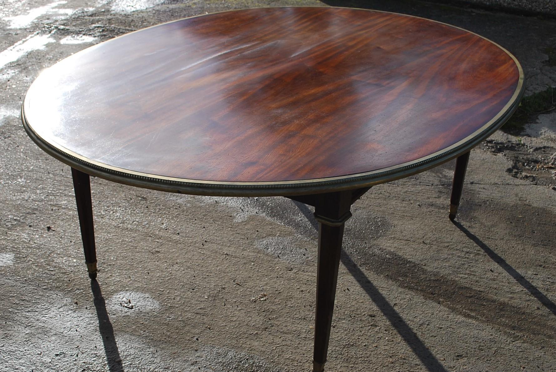 Large Oval Mahogany Dining Table 3