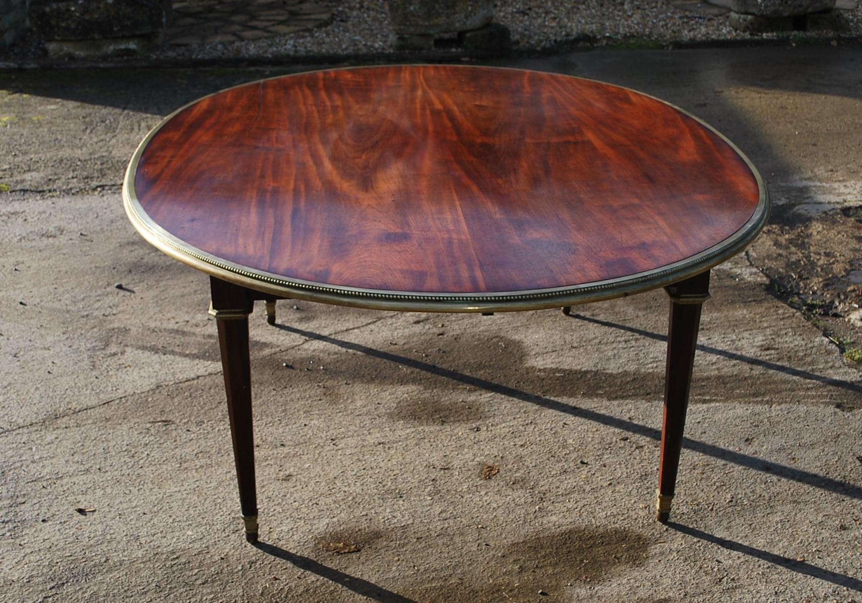 Large Oval Mahogany Dining Table 4
