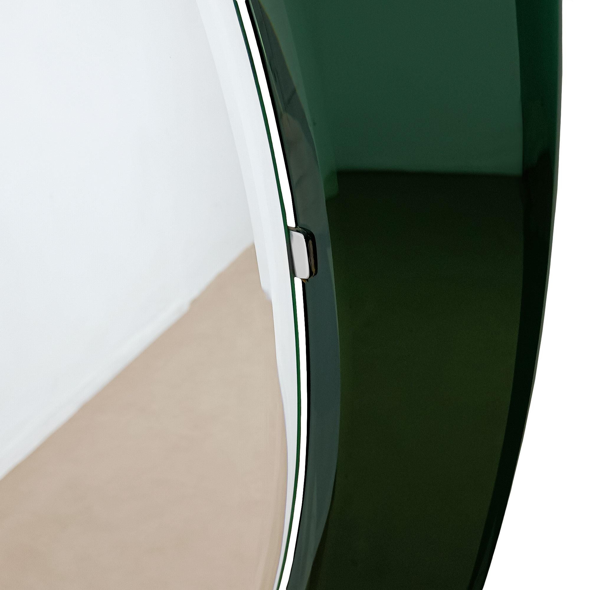 Large oval mirror attributed to Fontana Arte – 1960 In Good Condition For Sale In Girona, ES