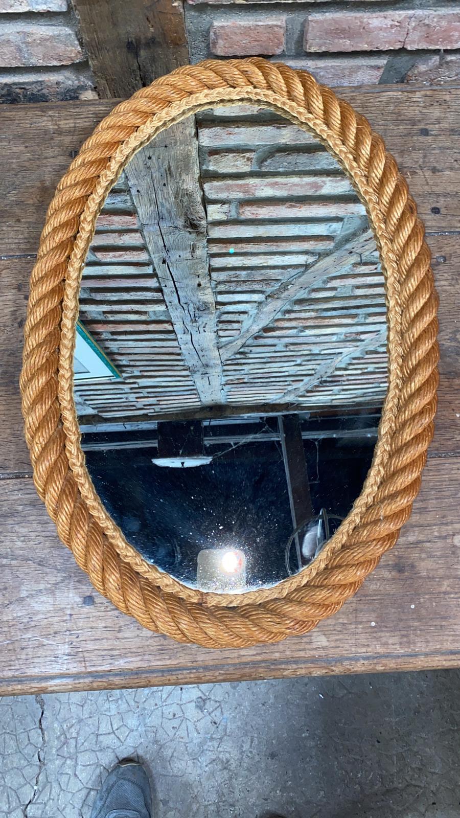 nautical rope mirror