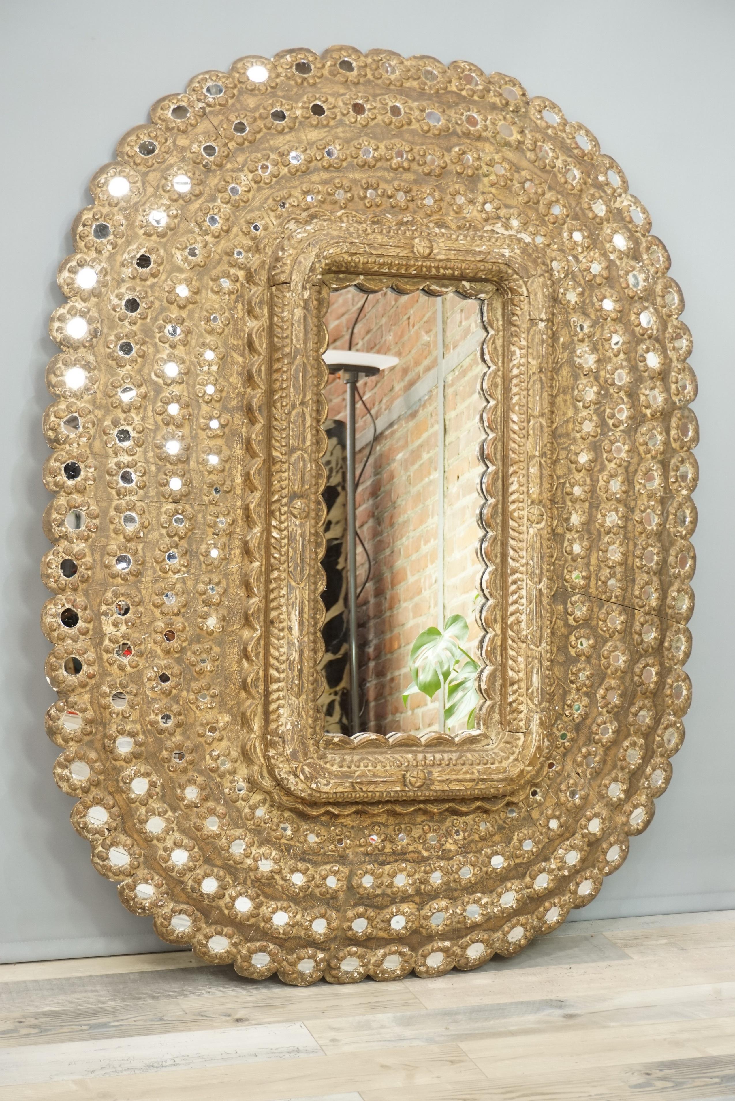 Large Ovale Ethnic Style Mirror 4