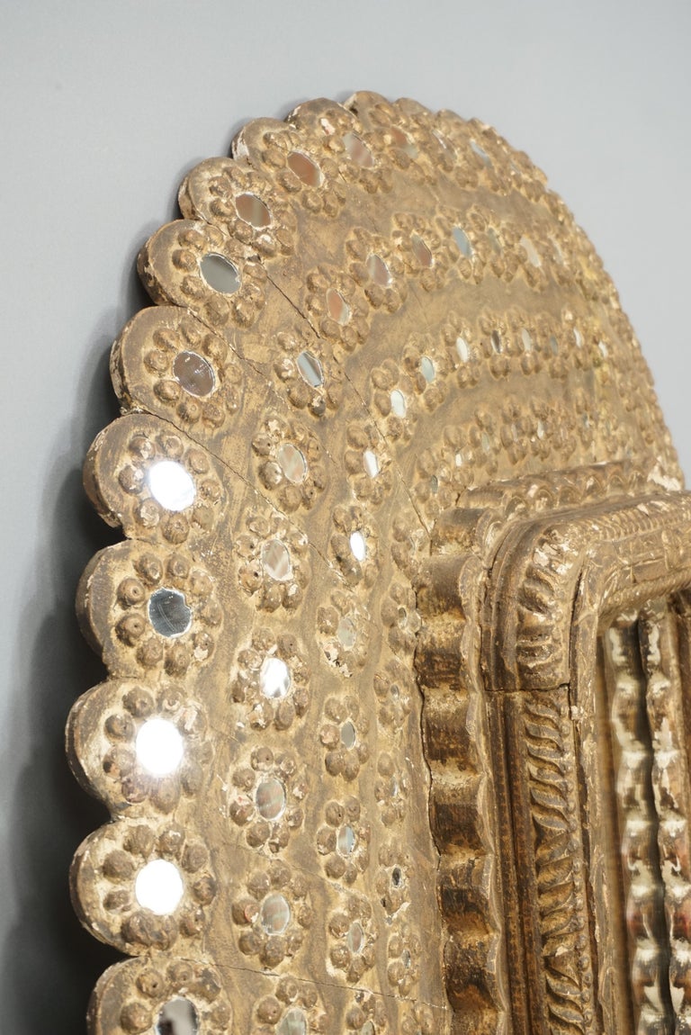 Large Ovale Ethnic Style Mirror For Sale at 1stDibs