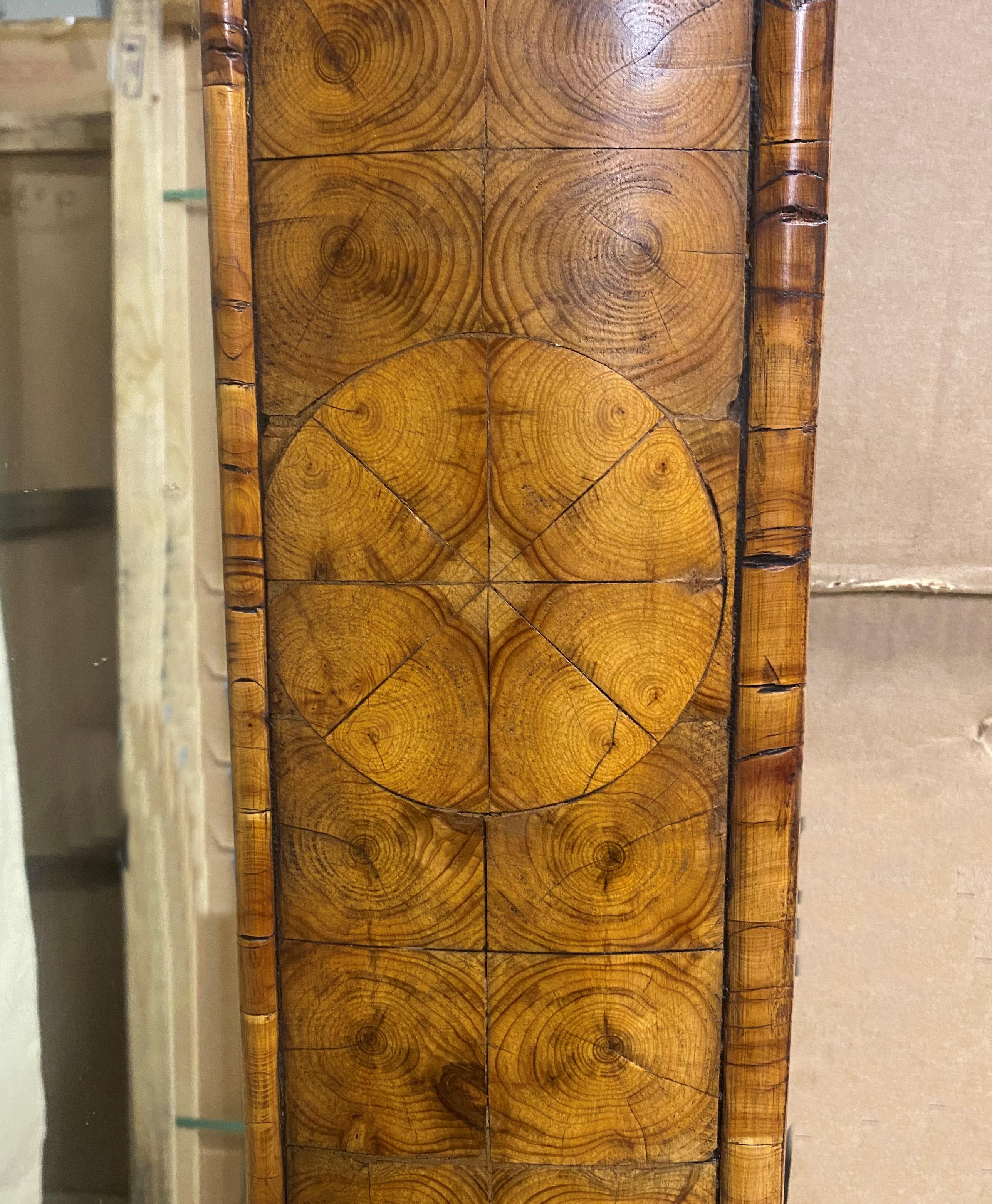 Large oversized 19th Century Yew Veneered Mirror For Sale 6