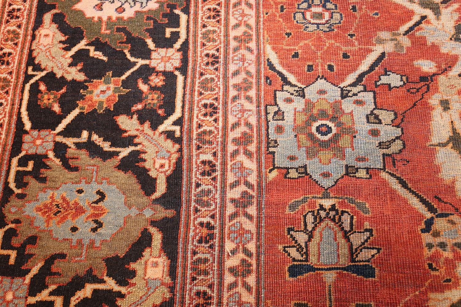 Antique Persian Sultanabad Carpet. 14 ft 5 in x 21 ft 9 in For Sale 4