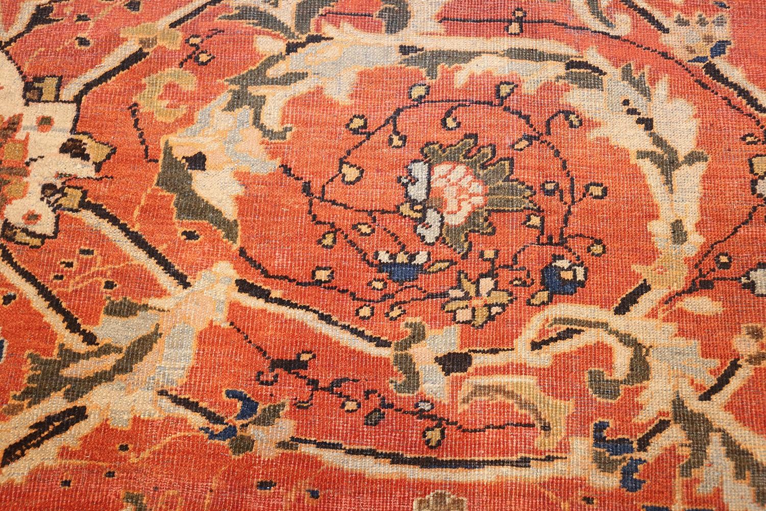 Antique Persian Sultanabad Carpet. 14 ft 5 in x 21 ft 9 in For Sale 3