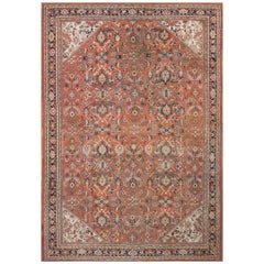 Large Oversized Antique Persian Sultanabad Rug. Size: 13 ft 10 in x 20 ft