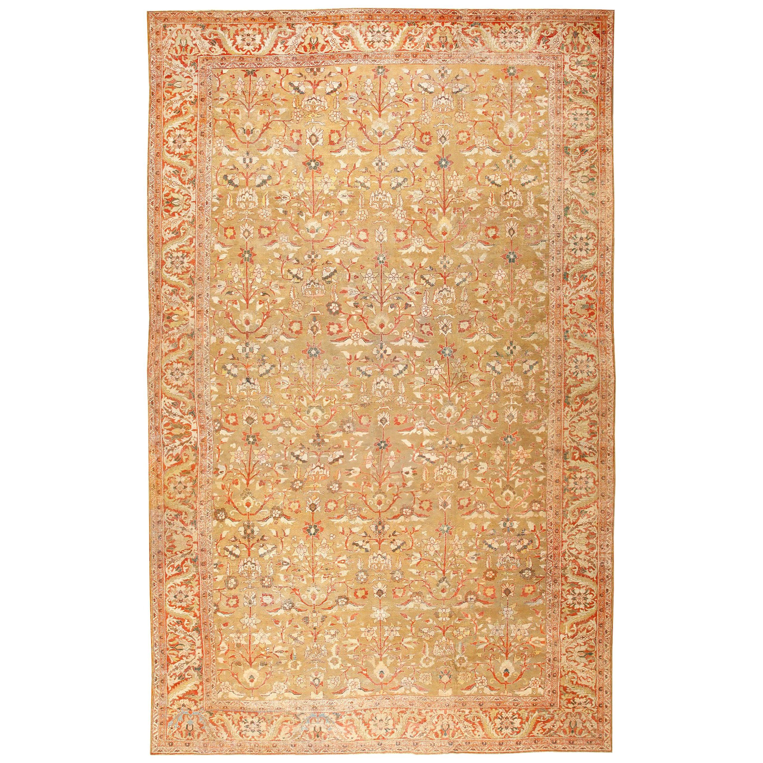 Antique Persian Sultanabad Rug. Size: 15 ft x 24 ft 6 in