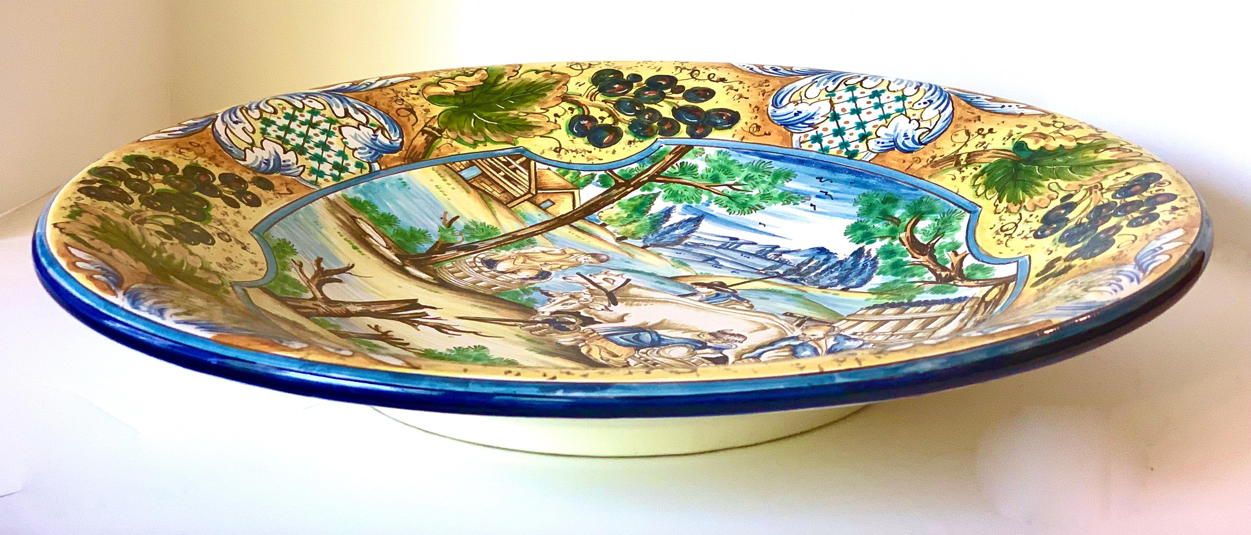 Fired Large Oversized Bowl by 
