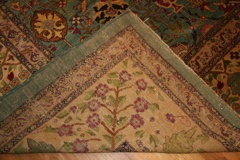 Nazmiyal Collection Antique Indian Agra Rug. 15' 10