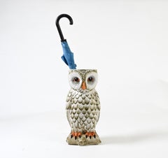 Large Owl Shaped Ceramic Umbrella Holder by Maison Chaumette