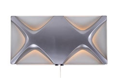 Large Oyster Light Panel by Klaus Link in the manner Staff, Germany, 1968