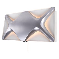 Large Oyster Light Panel by Klaus Link in the manner Staff, Germany, 1968