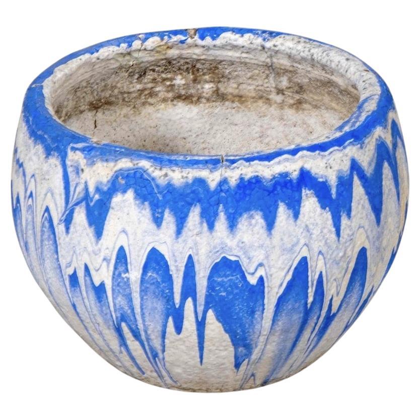 Large Ozark Pot, Blue For Sale