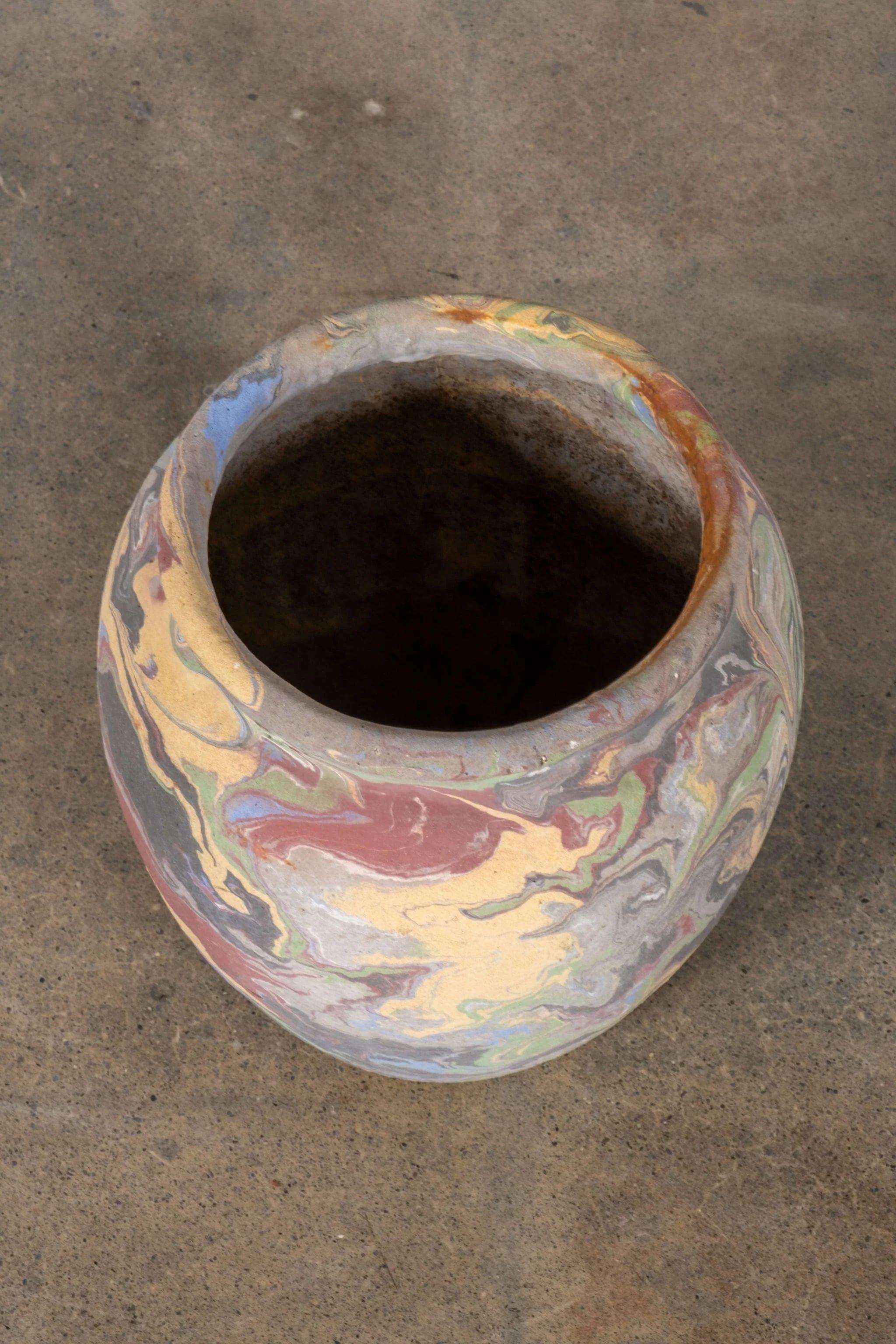 Fine XX secolo Grande vaso di ceramica stradale di Ozark in vendita